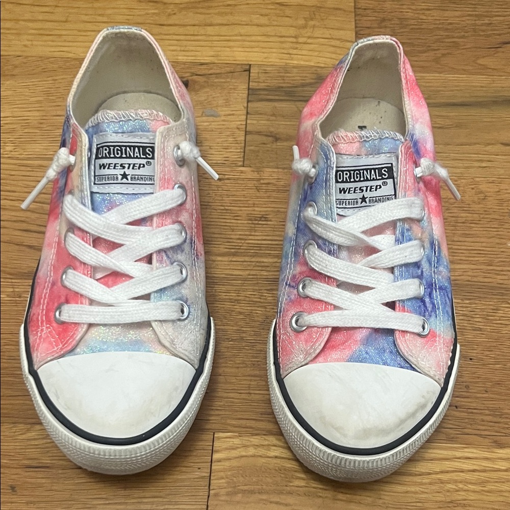 Colorful Tie-Dye Sneakers